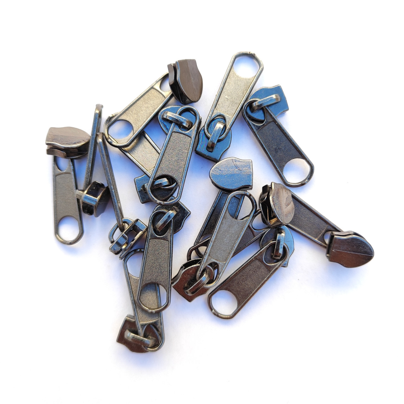 Бігунок спіраль № 7 темний нікель