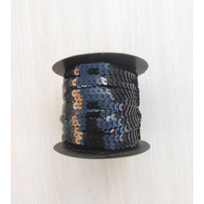 Паєтки на нитці чорні