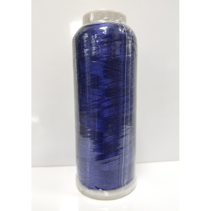 Нитка 120D/2 для машинної вишивки темно синій