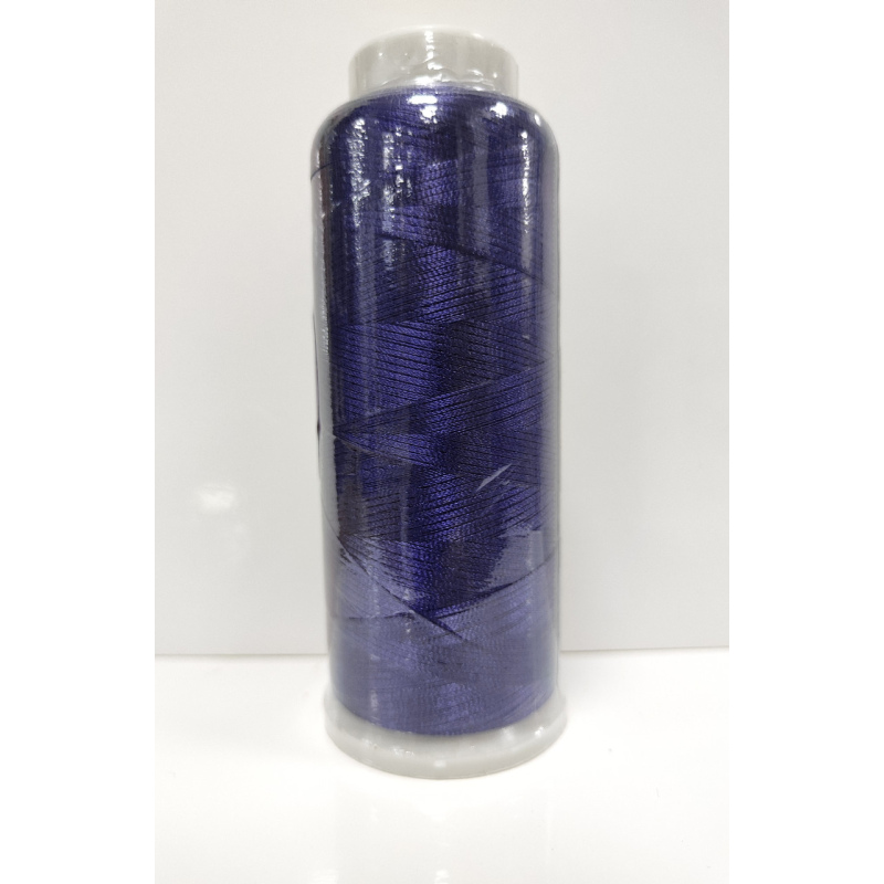 Нитка 120D/2 для машинної вишивки темно синій