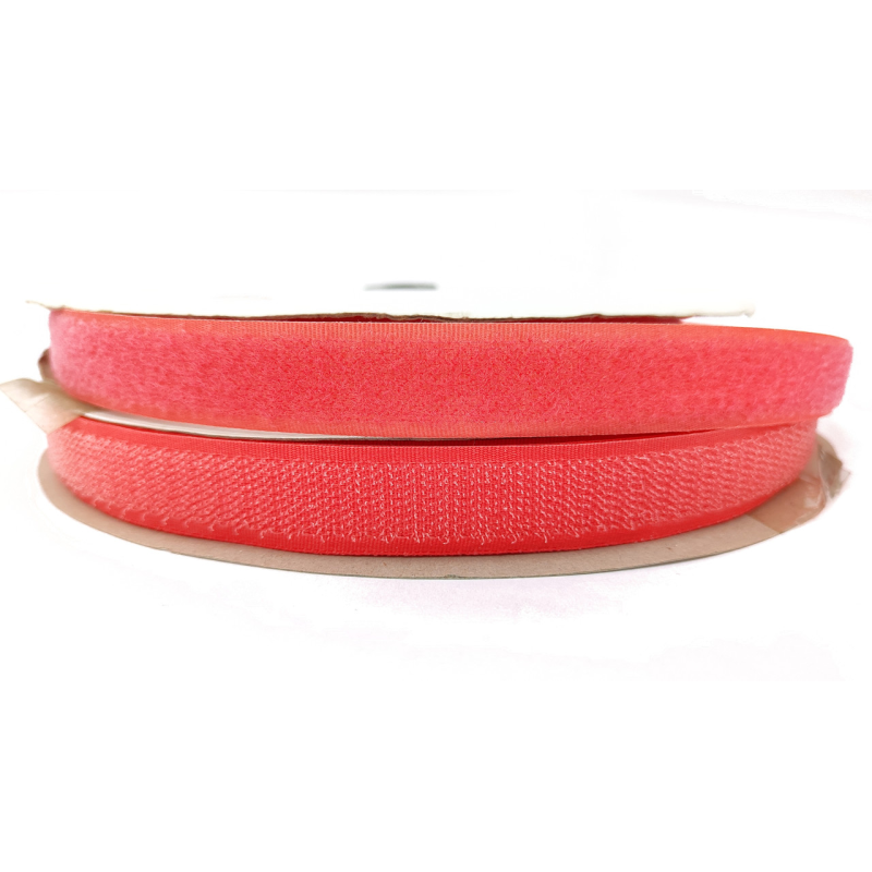 Липучка 2 см кольорова кораловий