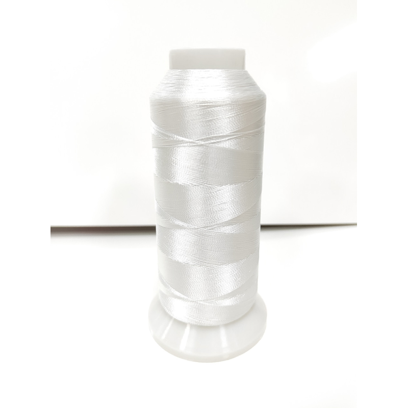 Нитка Шовк 100%,120D/2 для машинної вишивки біла Нитка Шовк 100%,120D/2 для машинної вишивки біла