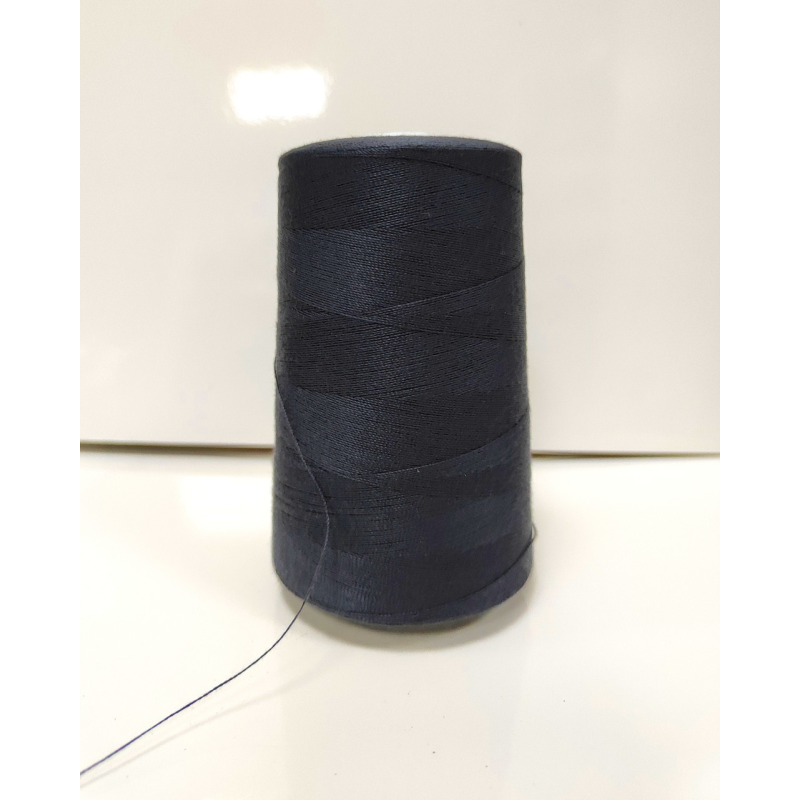 Нитка 20\2   Kiwi. 375 темно-сіра