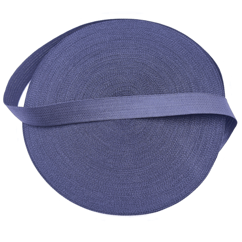 Тасьма окантувальна  23 мм щільна чорна