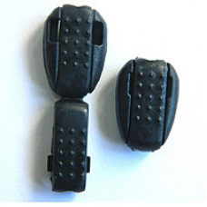 Наконечник квасоль для шнура чорна