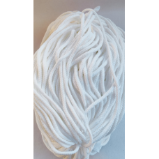 Шнур із сердечником 4 мм білий