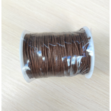 Вощений  шнур коричневий