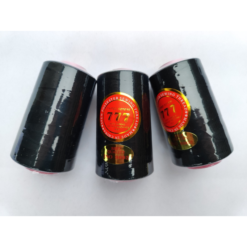 Нитка 777  чорна