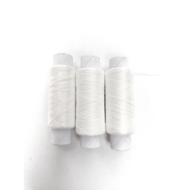 Нитка оверлочна текстурованна біла