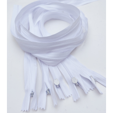 Потаємна блискавка 60 см бавовняна біла