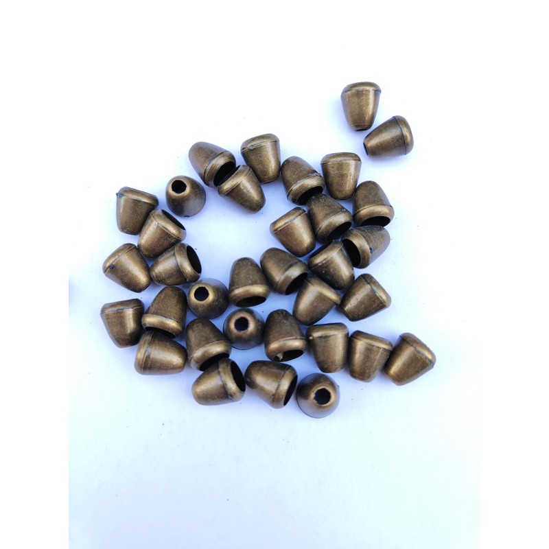 Наконечник для шнура No1. 500 шт. антик.