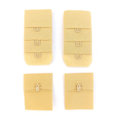 Застібки для бюстгальтерів на тканині 1 бежева