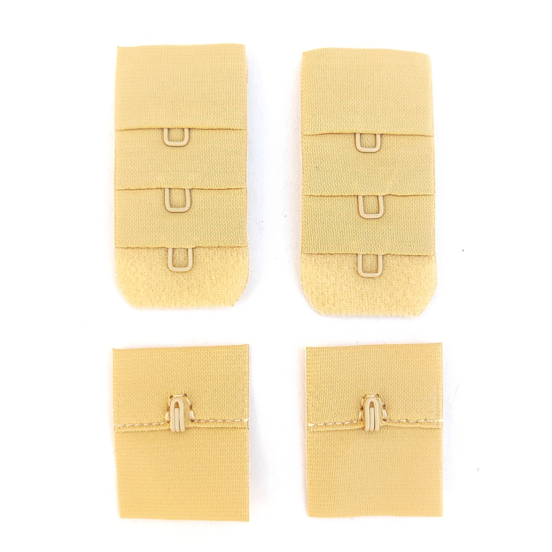 Застібки для бюстгальтерів на тканині 1 бежева