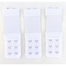 Застібки на тканині 2 подовжувач біла