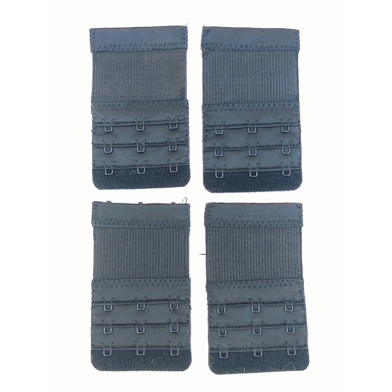 Застібка на тканині 3 подовжувач чорна