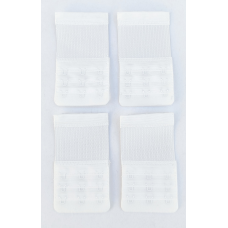 Застібка на тканині 3 подовжувач біла