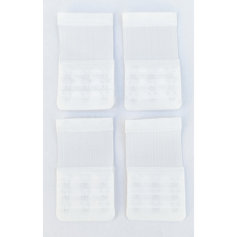 Застібка на тканині 3 подовжувач біла