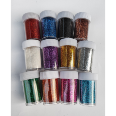 Глітер різнокольорові набір 12шт