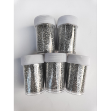 Глітер срібло набір 12шт