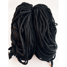 Шнур із сердечником 4 мм чорний