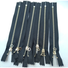 Блискавка джинсова 16 см нікель