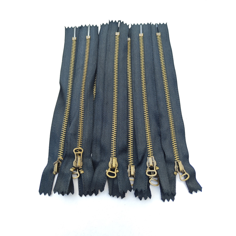 Блискавка джинсова 16 см антік