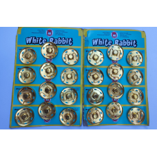 Кнопка пришивна 30 мм золото