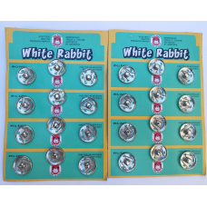 Кнопка пришивна 21 мм срібло