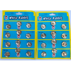 Кнопка пришивна 19 мм золото