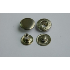 Кнопка альфа 12.5мм №54 темний нікель