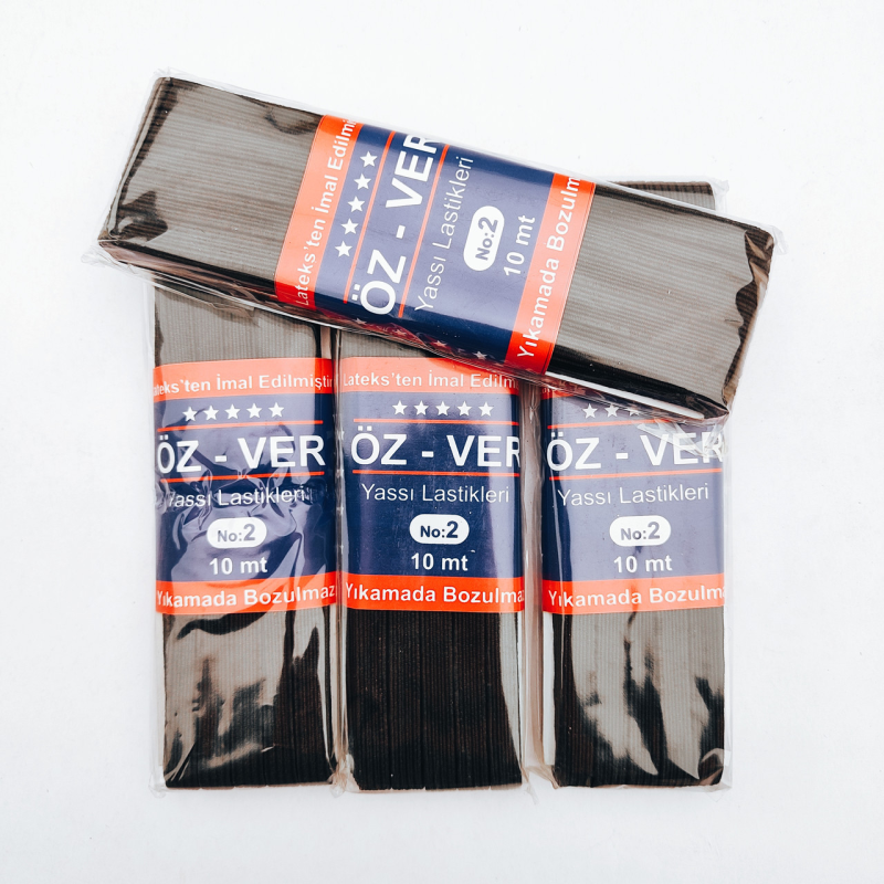 Резинка для одягу, OZ-VER  8мм чорна