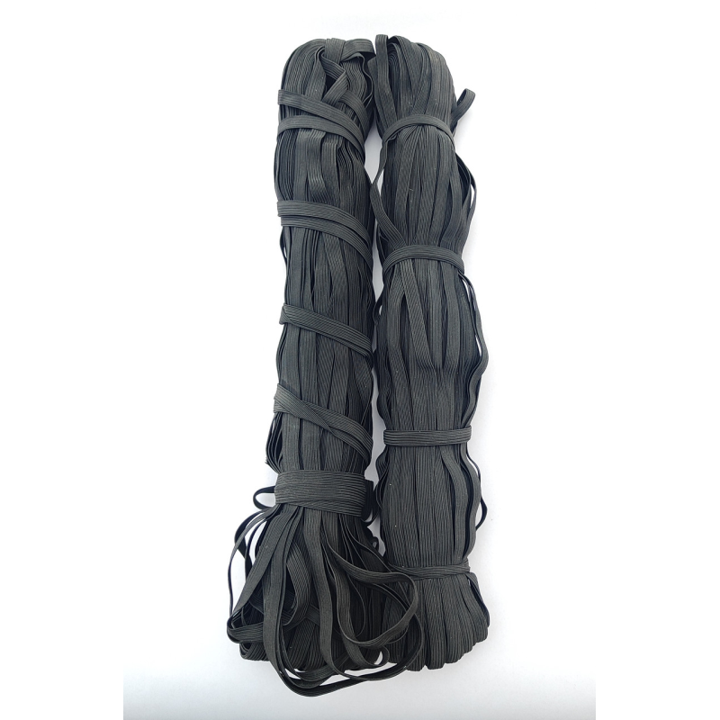 Резинка 8 мм щільна чорна Резинка 8 мм щільна чорна