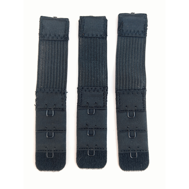 Застібки на тканині 1 подовжувач чорний