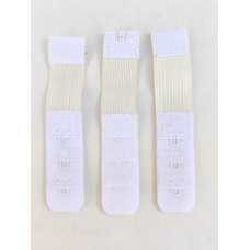 Застібки на тканині 1 подовжувач білий