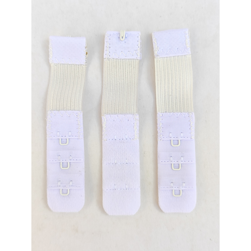 Застібки на тканині 1 подовжувач білий