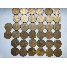 1 грн монета лот 5 шт 2005 г