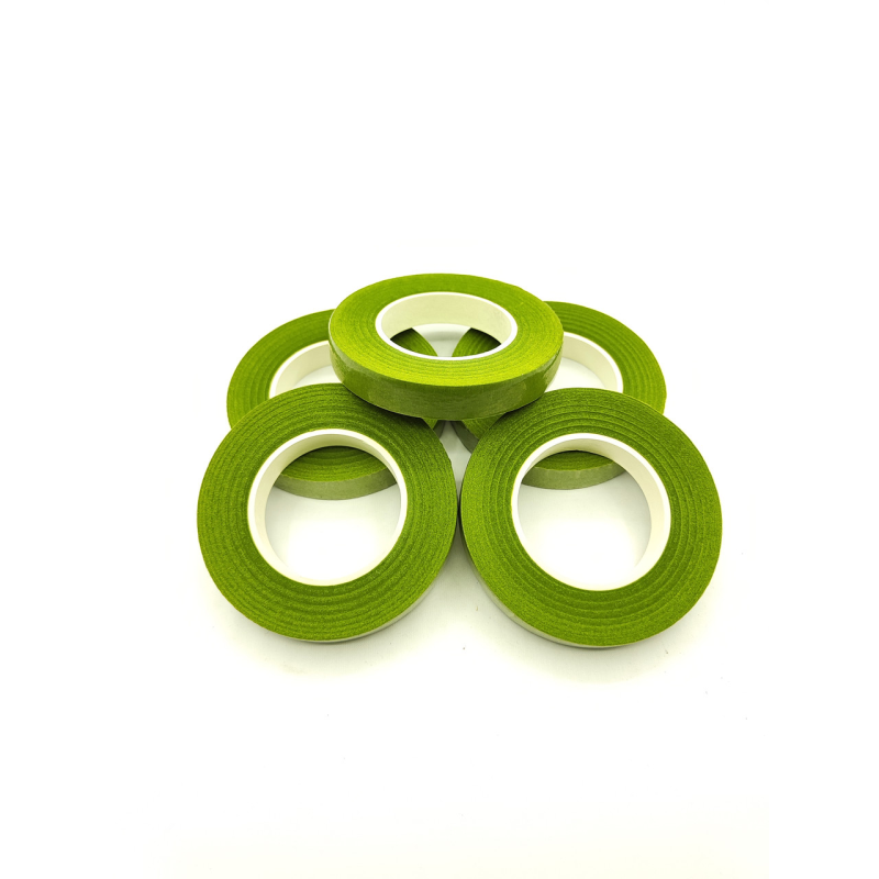 Флористична тейп стрічка 12мм зелена