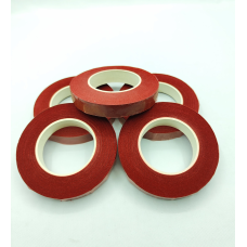 Флористична тейп стрічка 12мм червона темна