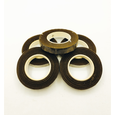 Флористична тейп стрічка 12мм темно-коричнева