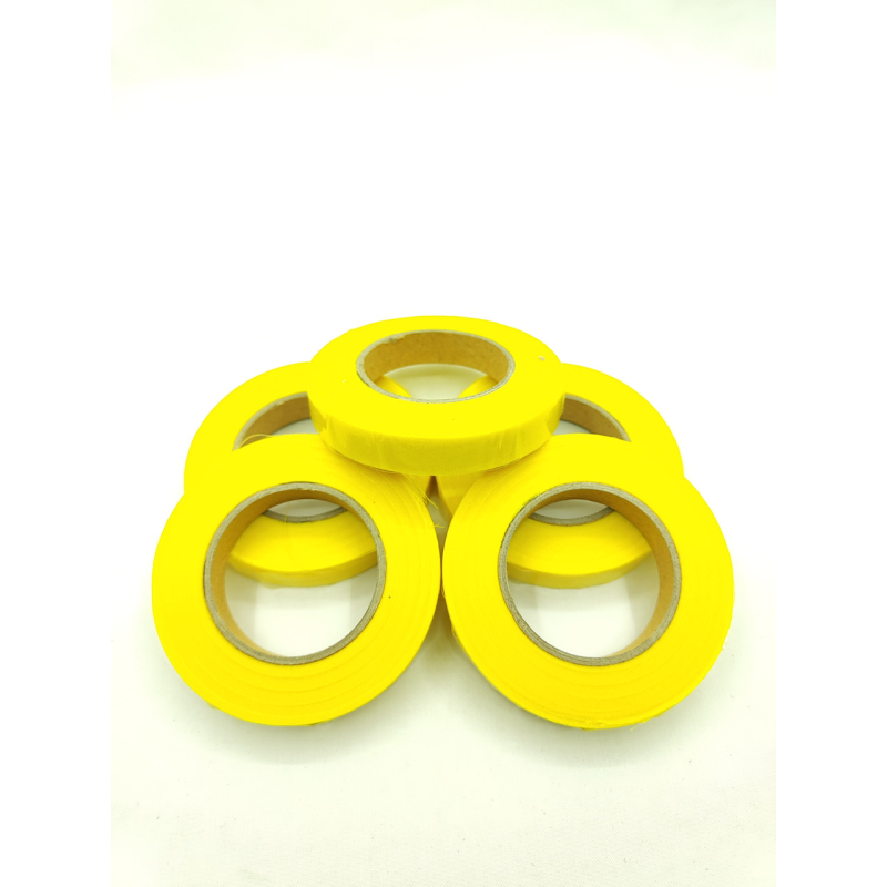 Флористична тейп стрічка 12мм жовта