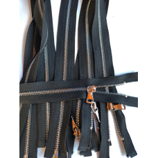 Блискавка металева №5, 110 см нікель 2 бігунка