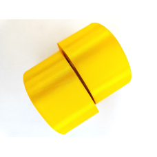 Атласна тасьма 5 см 33м жовток