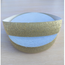 Резинка 3 см біле золото