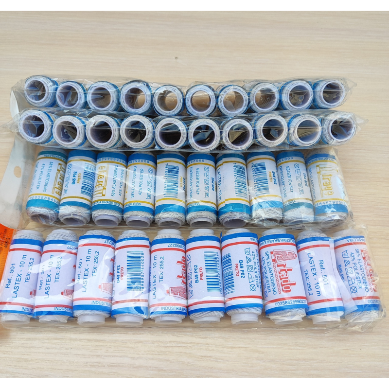 Нитка гумка 1 мм 10 шт.