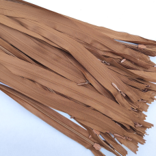 Блискавка потаємна 50 см 306 коричнева