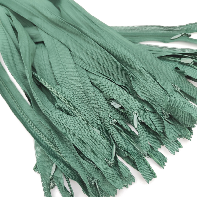 Блискавка потаємна 50 см 273 темно-зелена