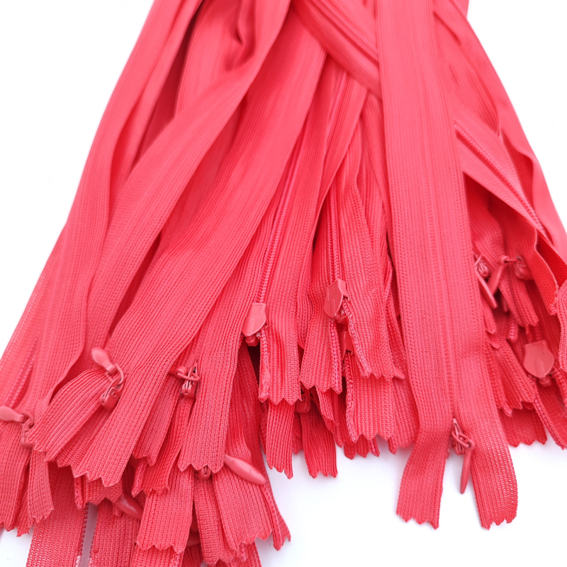 Блискавка потаємна 50 см 447 коралова