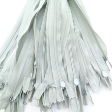 Блискавка потаємна 50 см D257 світло-сіро-зелена