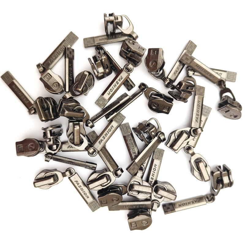 Бігунок спіраль № 7 темний нікель