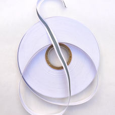 Світловідбивна стрічка 1 см біла